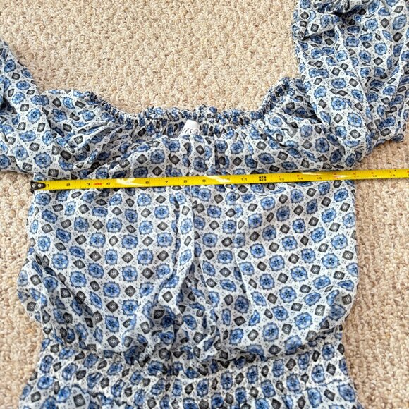 MISA LOS ANGELES Zonia Ruffle Off the Shoulder Blouson Dress M - Picture 10 of 16